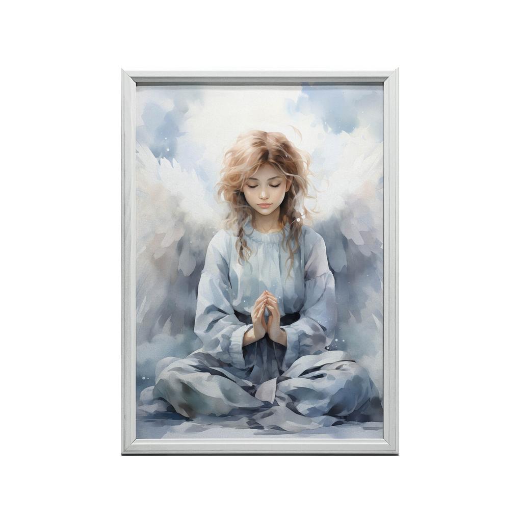 Modlitwa Anioła Modlitwa Anioła, 70X100 Cm, Bez Ramy, Płótno Premium Na Blejtramie