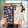 Anti-knock Wristband Phone Case For Samsung Galaxy A07 Fashion Design Wrist Strap Durable Shockproof Soft case Cartoon