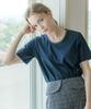 Pelimela Supima Line T-Shirt [Navy]