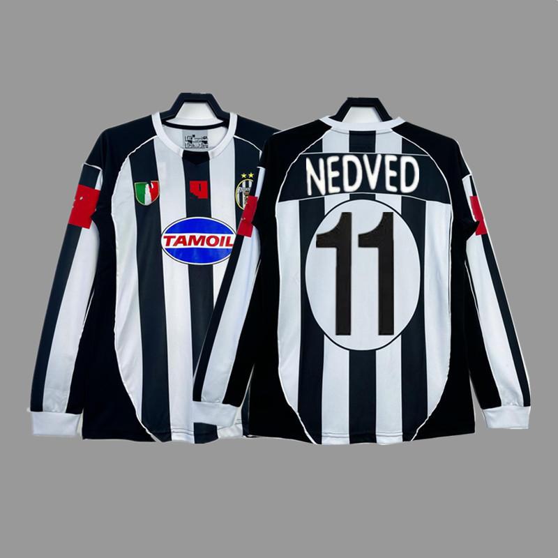 Juventus Retro Football Jersey Zidanedved Piero Inzaghi Buffon Ibrahimovic Cannavaro