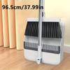 2PCS Broom and Dustpan Set with Long Handle Upright Cleaning Set 180° Rotating Broom for Home Kitchen Floor Pet Hair Cleaning