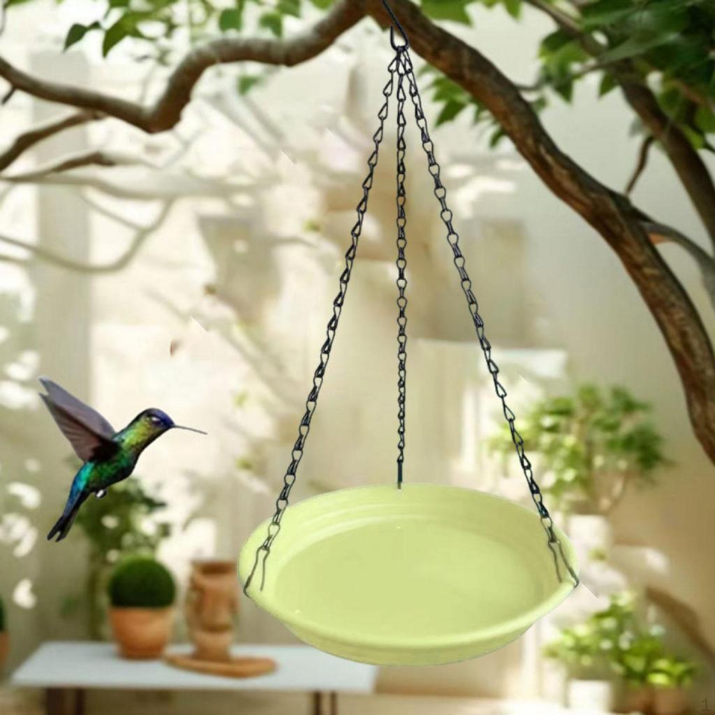 Bird Feeder And Bath, Food Tray, Hanging Bath in The Garden, for Lawn.