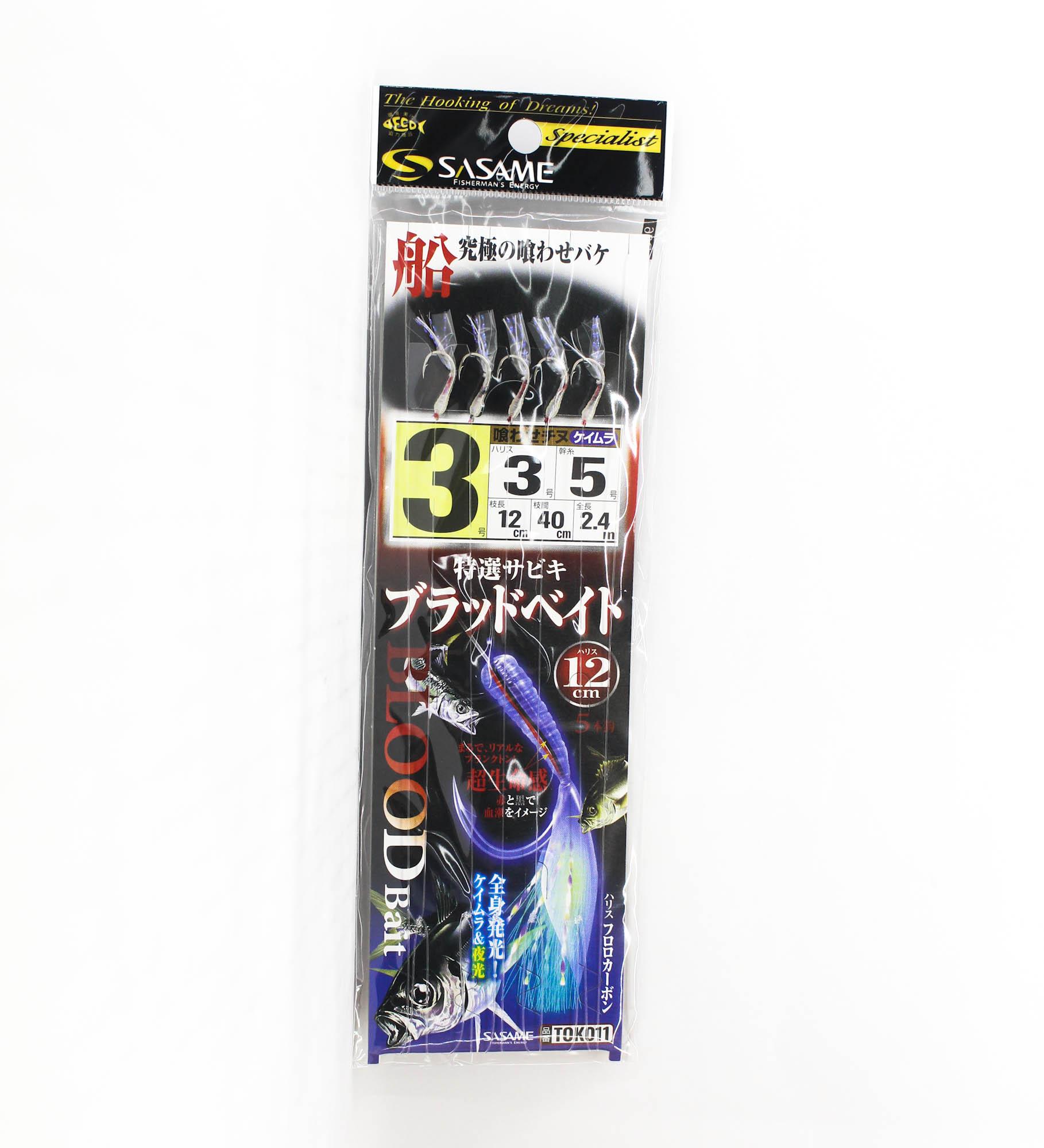 Sasame TOK-011 Bloodbait Сабики 12см Размер 3 (9552)