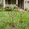 Weather Resistant Snail Shape Yard Art Rustproof Rustic Snail Sculpture  Patio Porch