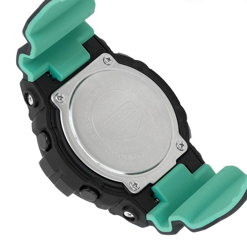 Casio CASIOG-SHOCK Chameleon Trendy Color Contrast Cool Premium Quartz Movement Resin Strap Japanese and Korean Watch Men's Watch Black GA-800BL-1A