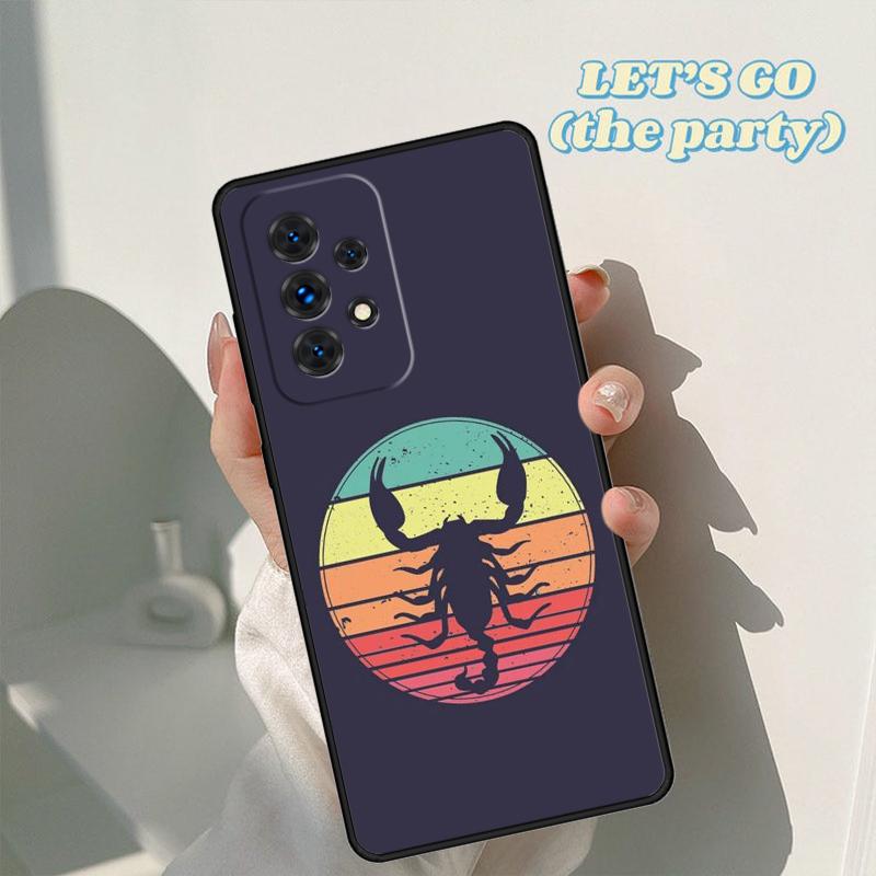 Scorpion phone case For Samsung Galaxy A42 A31 A40 A51 A71 A32 A80 A91 A52 A72 A73 A20e A21S A50 A70 A11 A12 Cover