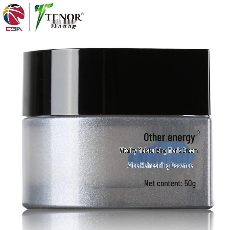 He Energy Men's Hydrating Skincare Trio: Cleanser, Lotion, & Cream for Refreshing Vitality.