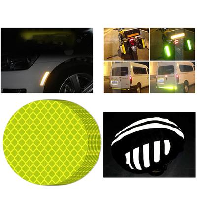 10pcs Car Bumpers Reflective Sticker Reflectors Sticker Reflective Warn Strips Suitable for Bikes School Bags