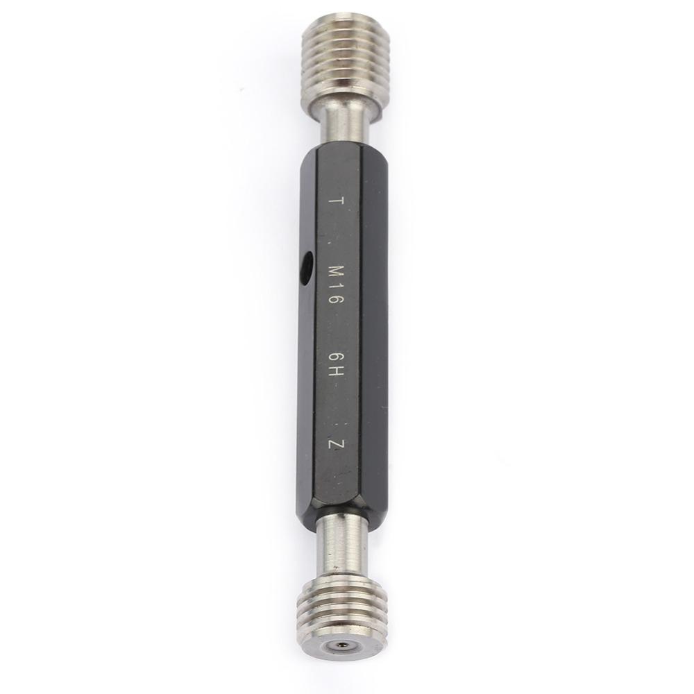 Double End Hex Handle Thread Plug Gauge Steel Thread Gauge For Industrial Measurement