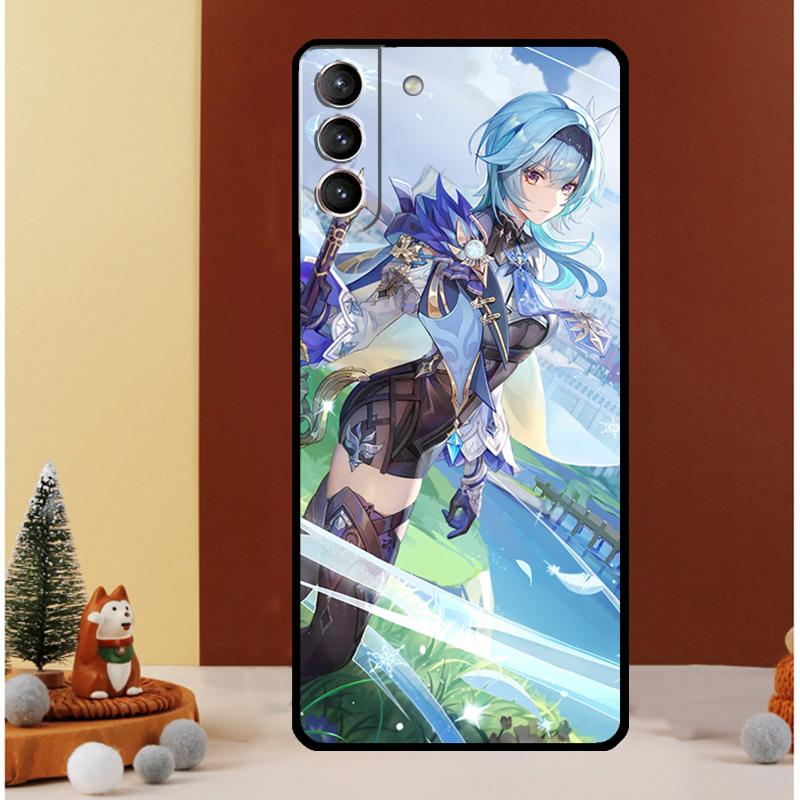 Genshin Impact Eula Case For Samsung Galaxy S25 S26 Ultra S20 S21 S22 S23 S24 Ultra S10 Plus S25 FE Cover Funda
