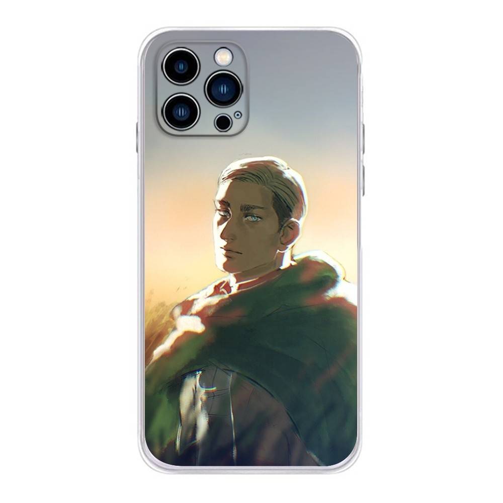 Anime E-Erwin S-Smiths Phone Case For iPhone 16,15,Pro,Max,14,Plus,13,12,11,E Mini Air,17,Pro Drop Protection Cover TPU