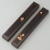 Ebony Lying Incense Box Wooden Line Incense Box Sandalwood Burner Line Incense Plug Red Light Sandalwood