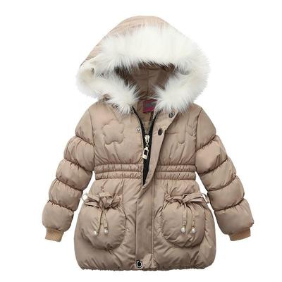 Girls Winter Jacket Children's Winter Coat Warm Clothing Kids Thick Cotton Coat