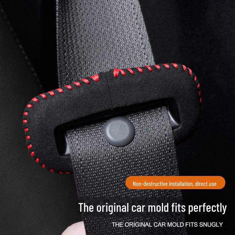 Car Seat Belt Anti-Scratch Noise-Reducing Protective Cover