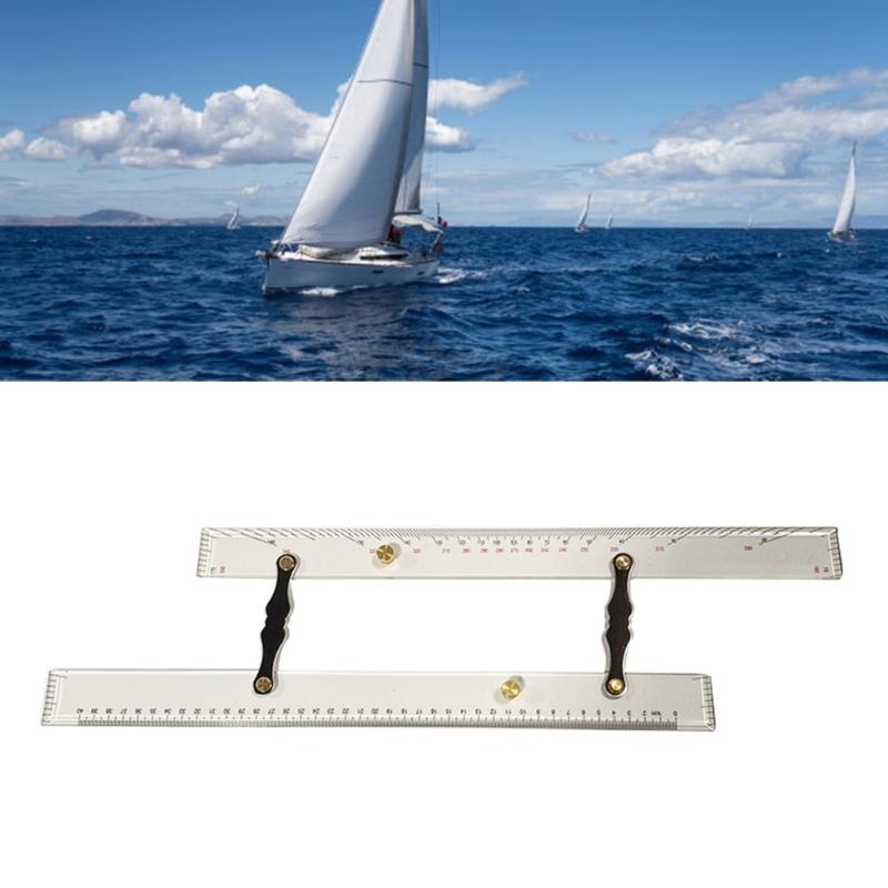 450mm Parallel Ruler With Metal Arm Architect Drawing Ruler For Accurately Marine Navigation And Chart Plotting