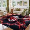 AC Milan Design Crystal Velvet Rug Soft Decorative Mat for Bedroom Entrance