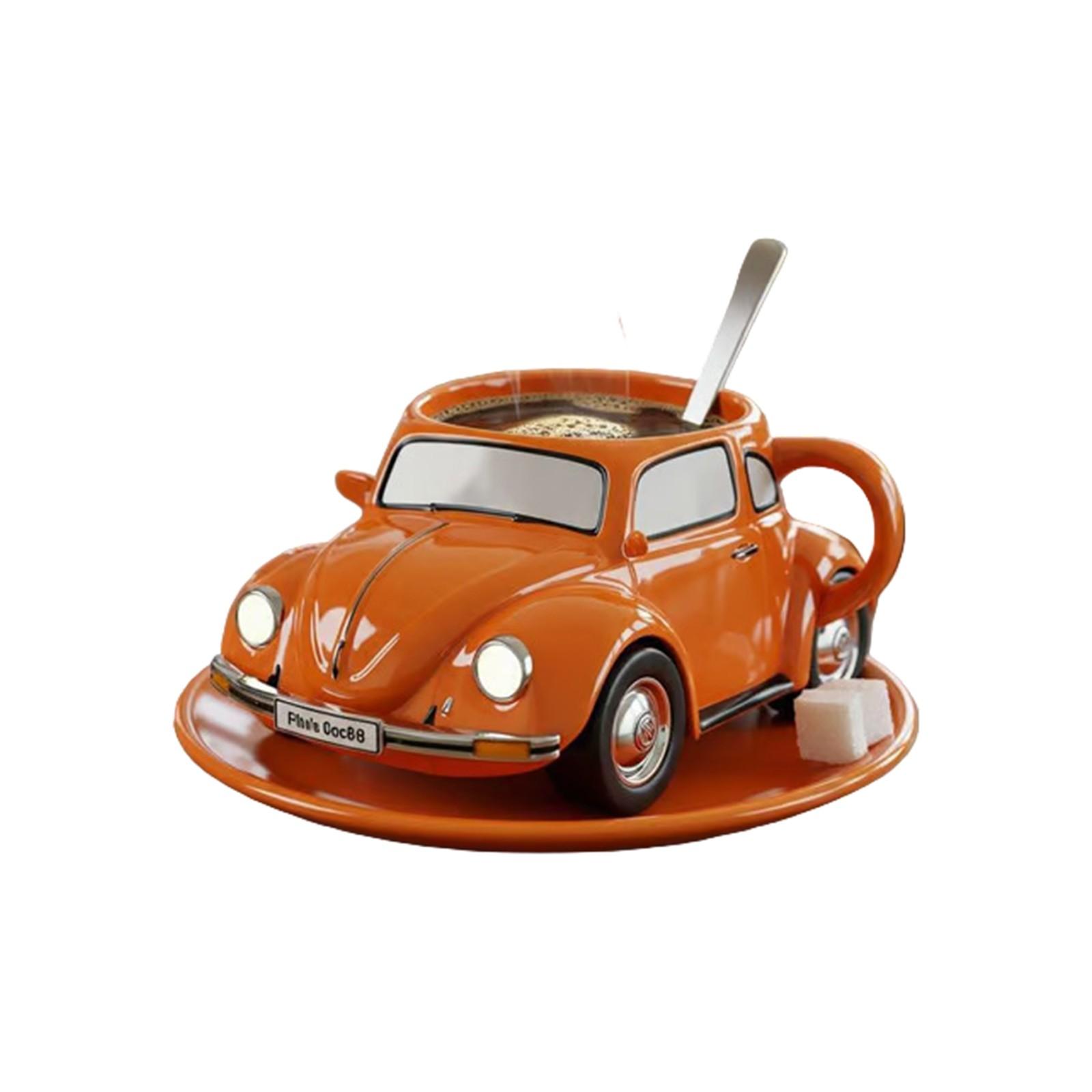 

Кофейная чашка в форме автомобиля в подарок любителям кофе Кофейная чашка в форме автомобиля One Size оранжевый