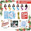 30 Sets Easter Little Jesus Figurine with 30 Pcs Bibles Verse Cards Mini Rubber Jesus Easter Tiny Rubber Action Figure Hanging