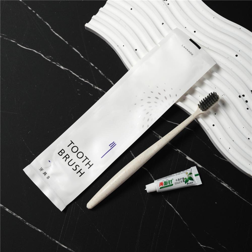 Soft Bristle Toothbrush Kit for Hotel and Guest Use - Individually Wrapped Toiletries