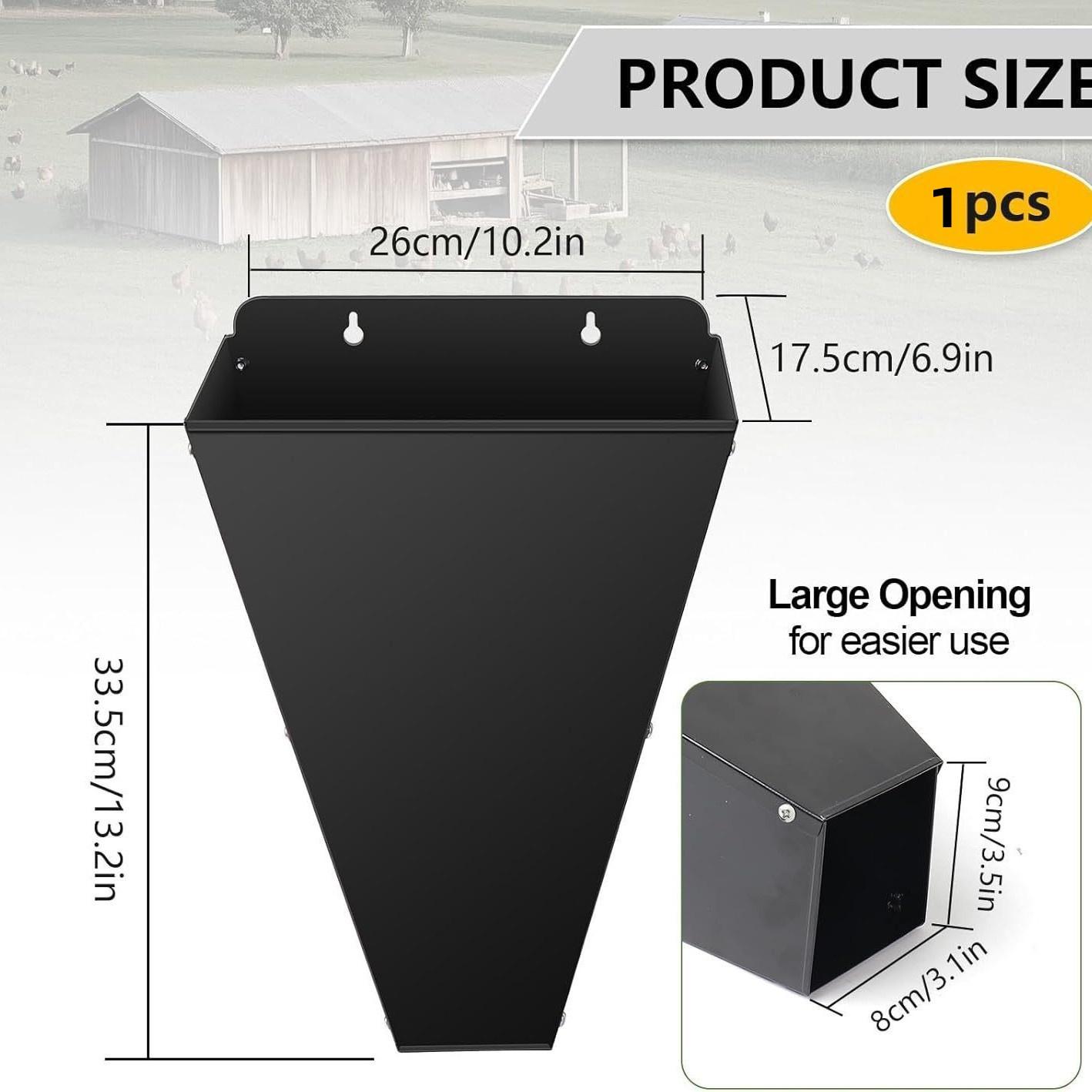 

Humane Poultry Killing Cone Galvanized Steel Poultry Processing Cone - Flat-Back Funnel Restraint Cone for Humane Slaughter S