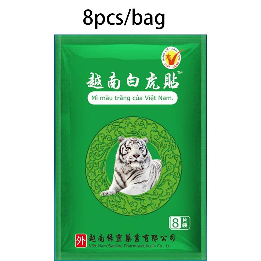 

8/16/40/80 шт. пластырь для облегчения боли в коленном суставе, китайский тигровый бальзам, пластырь для тела, ревматоидный, спина, шея, облегчение здоровья 8pcs(1 bag)