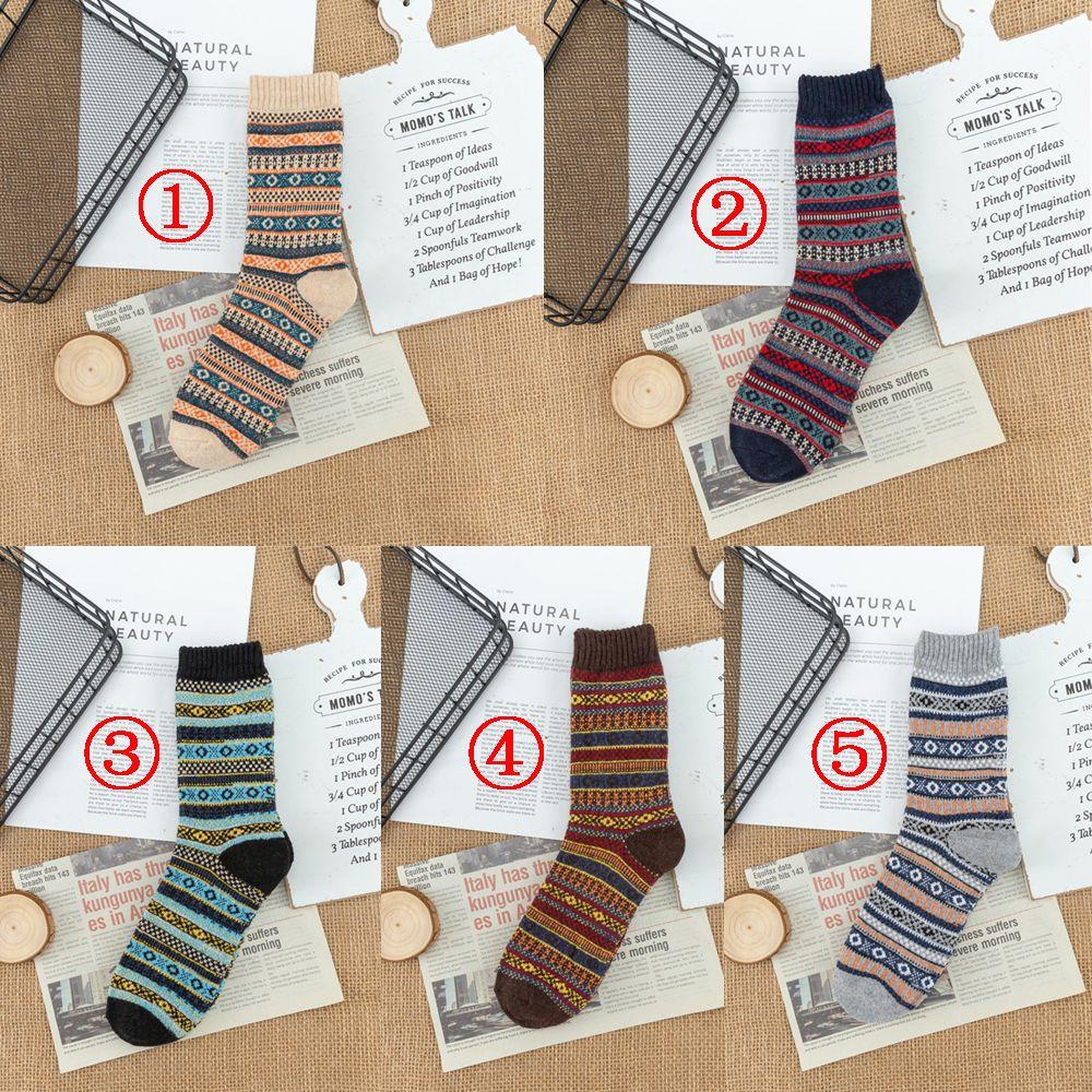 High Quality Soft Cozy Socks Hiking Men's Clothing Wool Socks Thick Knit Socks for Cold Weather Winter Warm