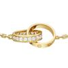 CARTIER LOVE 18K Gold Diamond Bracelets Unisex Rose Gold B6084200