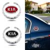 3D kovový emblém věnce z pšenice Odznak na zadní okno nebo blatník auta Pro KIA K2 K3 K5 K7 Sportage Sorento RIO Optima Forte Ceed Cerato xwgln00