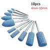 10Pcs Wheel Head Electric Grinding Stone Wheel Blue Mini Drill Rotary Tools Durable Polishing Head