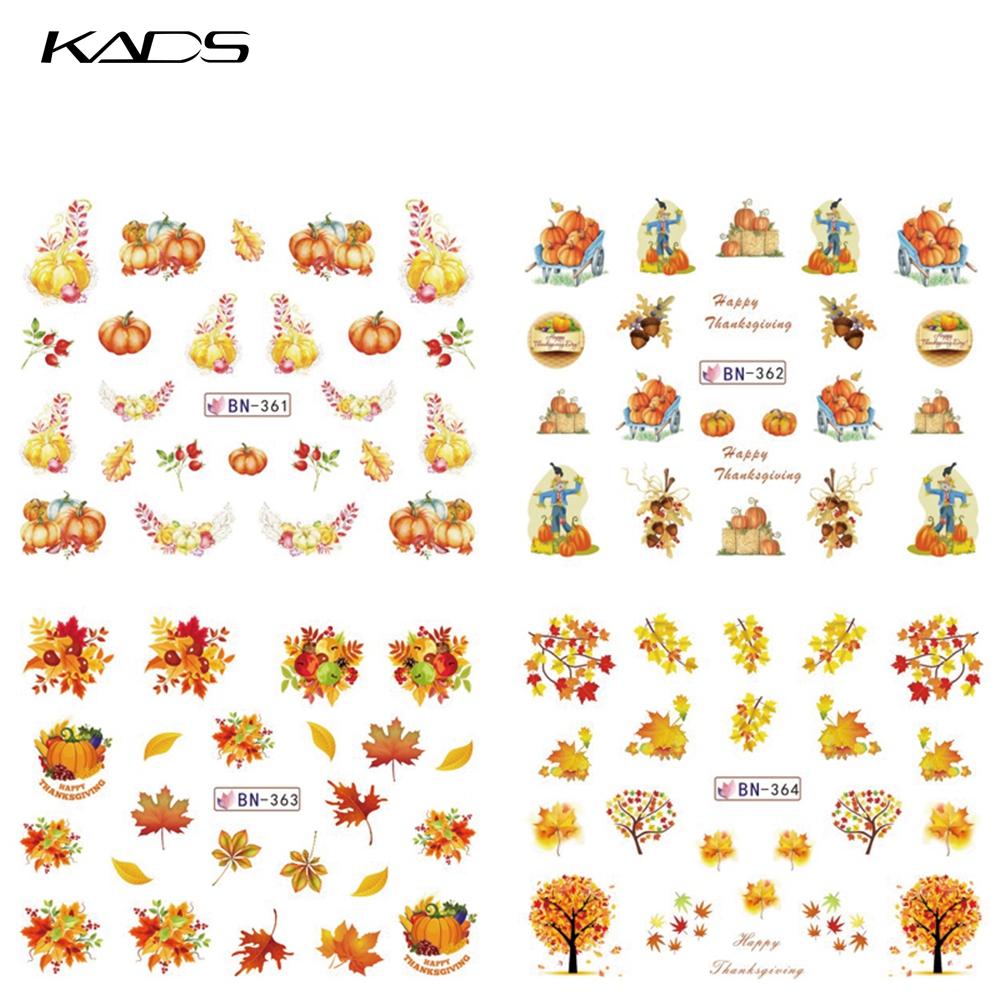 kads Autocolante Nail Art Autocolante pentru unghii Autocolante cu transfer de apa Decoratiuni de frumusete DIY