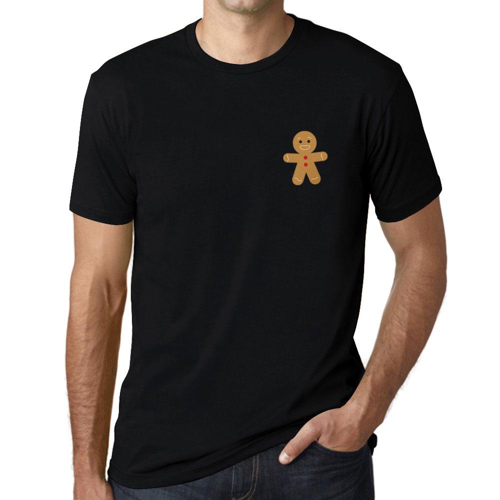 Ultrabasic Homme T-shirt Graphique Petit Biscuit Imprime Lettres Noel Cadeau