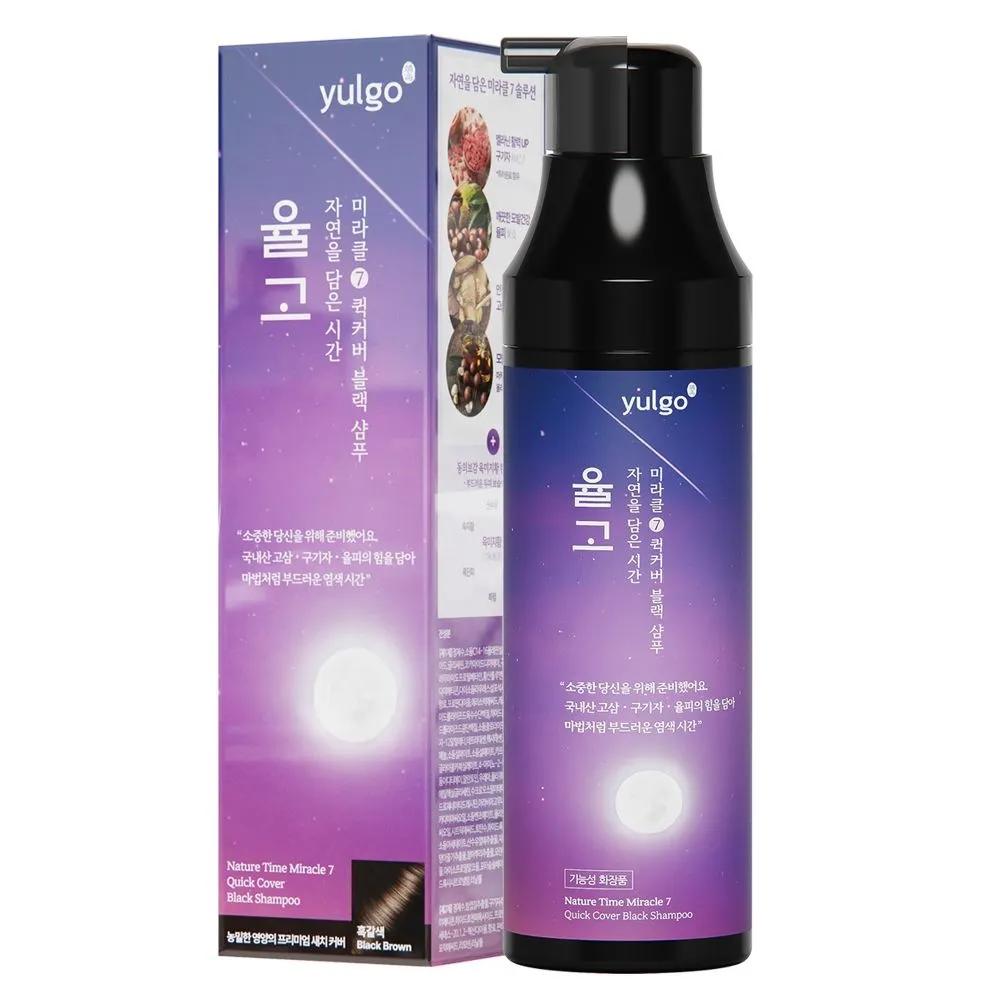 

yulgo Time Capturing Nature Gentle Gray Hair Dye Shampoo Dark Brown 200ml 1