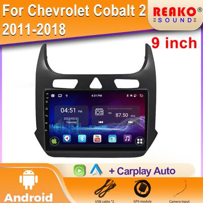 Autoradio Carplay Radio de Voiture wifi Android Pour Chevrolet Cobalt 2 2011-2018 B4 B5 Navigation GPS Lecteur Multimédia