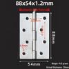 Stainless Steel Folding Casement Hinge for Doors, Windows, Wooden Boxes & Luggage (1-4 inches)