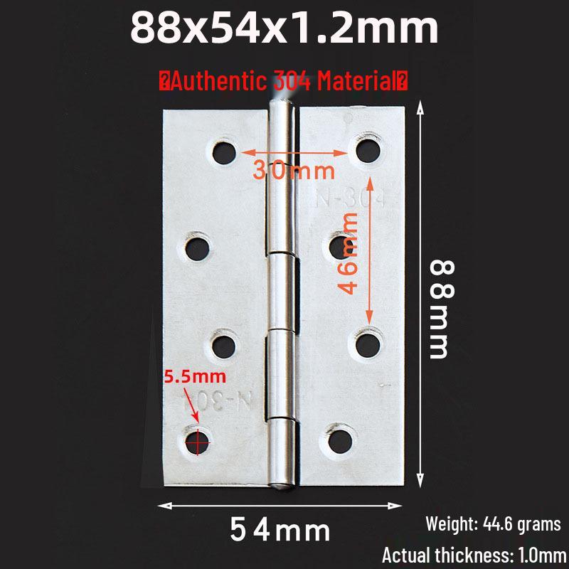 Stainless Steel Folding Casement Hinge for Doors, Windows, Wooden Boxes & Luggage (1-4 inches)