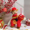 Chinese New Year Gift Feng Shui Fortune God Plush Toy For Office Decor