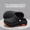 Anti slip hole shoes for men, height increasing beach, summer arch support, toe cap slippers for women