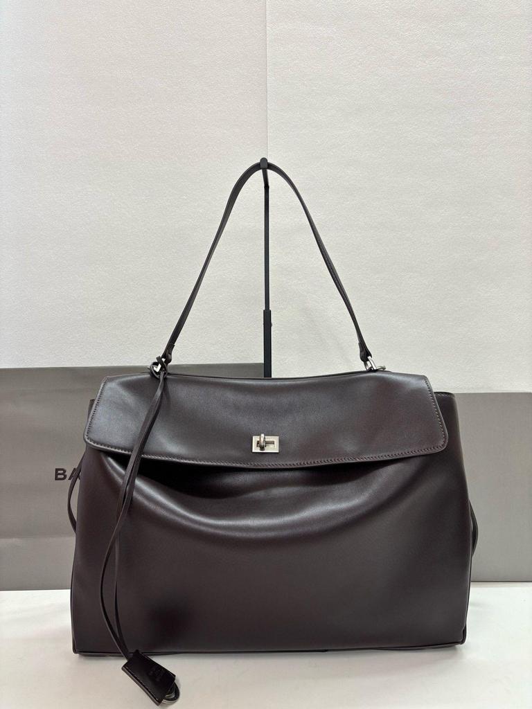 „A-Grade B's 2024 Rodeo Tote aus weichem Leder – modische und schlichte große Handtasche“