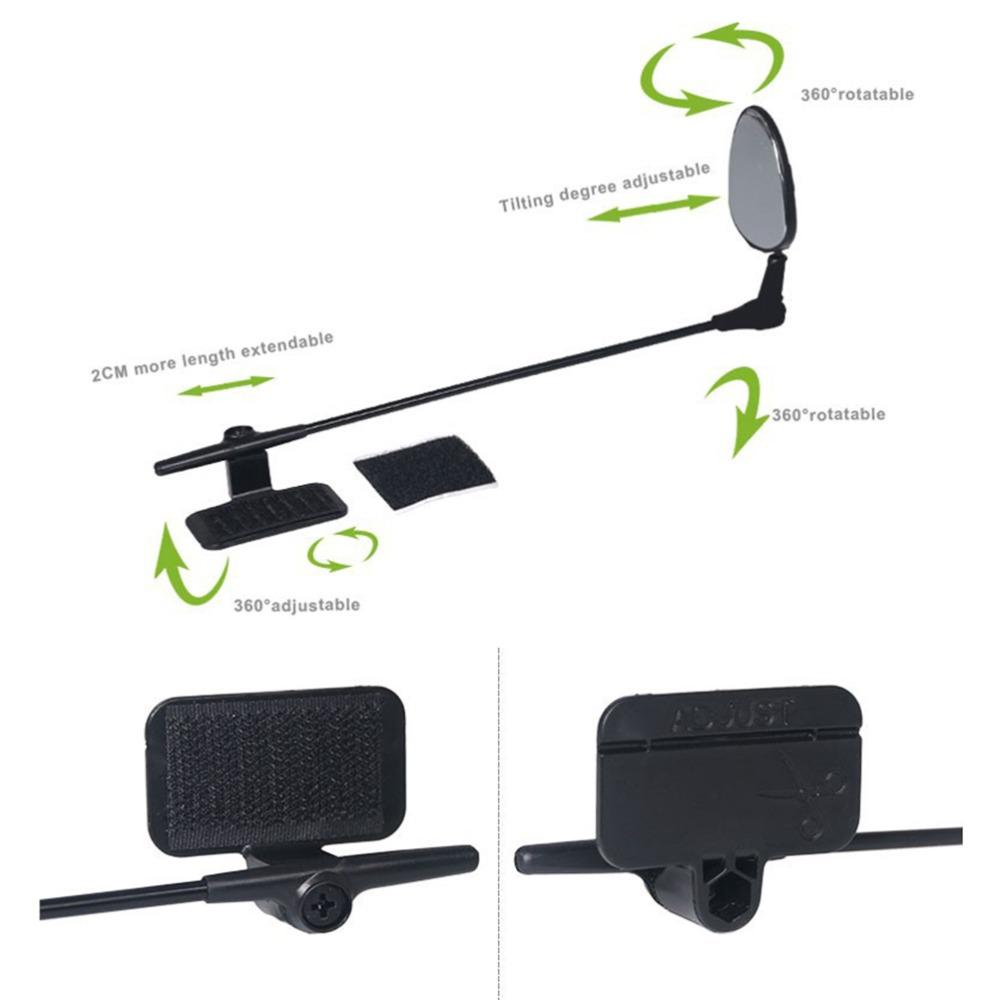 Lightweight Helmet Rearview Mirror Easy To Install Rearview Mirror  for Cycling,Riding