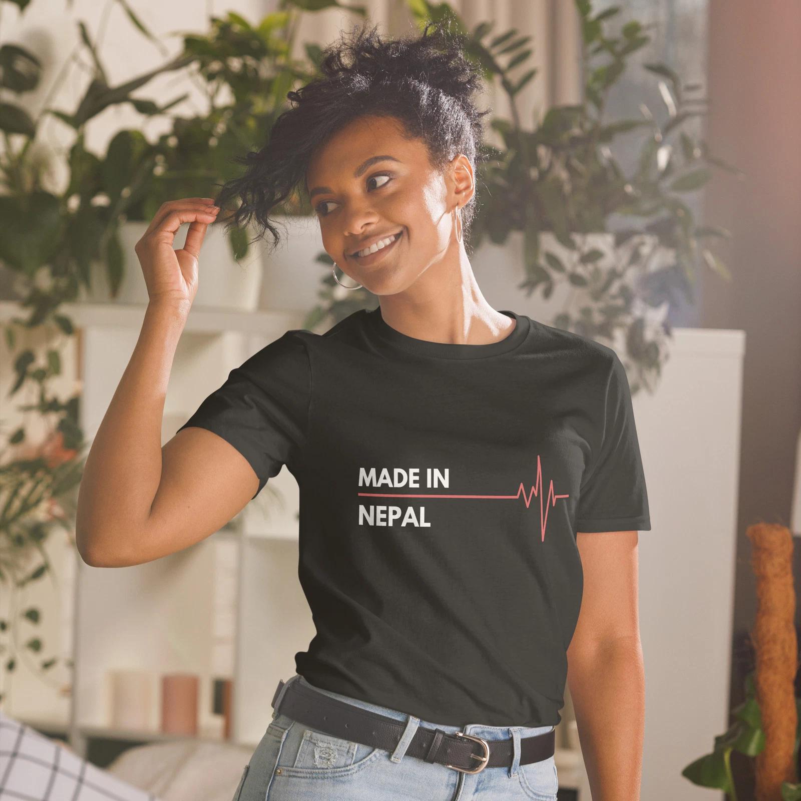 Made In Nepal Born In Country Of Birth T-Shirt XL