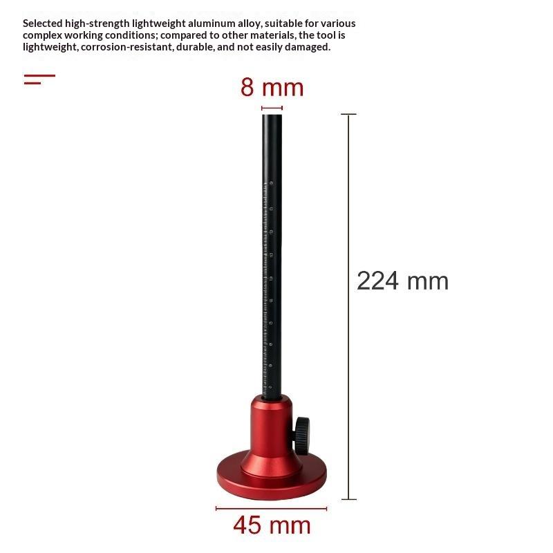 Wheel Marking Gauge Woodworking Scriber Wood Marking Tools With Inch/ Mm Scale Parallel Line Drawing Mortise Measuring