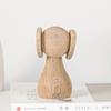 Nordic Style Oak Elephant Figurines, Lucky Wooden Animal Crafts, Room Decoration and Gifts, Home Interior Decor Ornaments