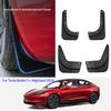 Soft Mud Flaps For Tesla Model 3 Highland 2024 TPE Mudguards Original Design Fender Anti-Snow Anti-Sand Guard Protector