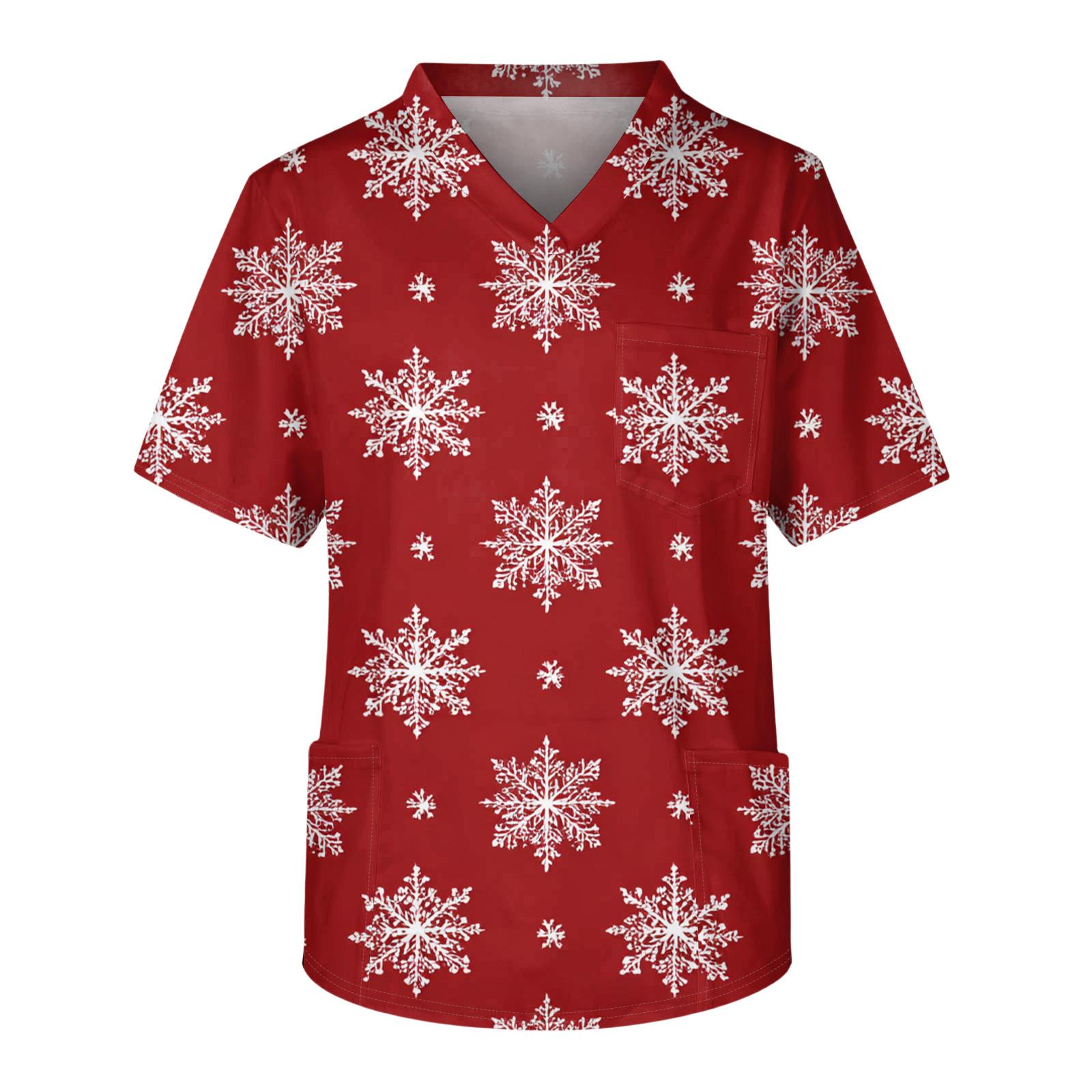 

Men s Casual Short-Sleeved V-Neck Printed Front Pocket Top XL Кіновар