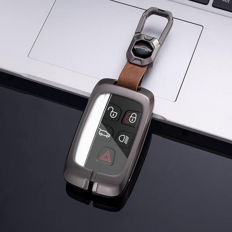 Car Key Case Cover For Land Rover Range Rover Sport Evoque Velar Discovery 5 Jaguar XE XF E-Pace F-Pace A9 A8 A9 X8 XJ XFL XJL