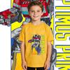 Transformers Optimus Prime Heroic Stance Print  T Shirt Boys Girls Kids Casual Tee Top Soft Breathable