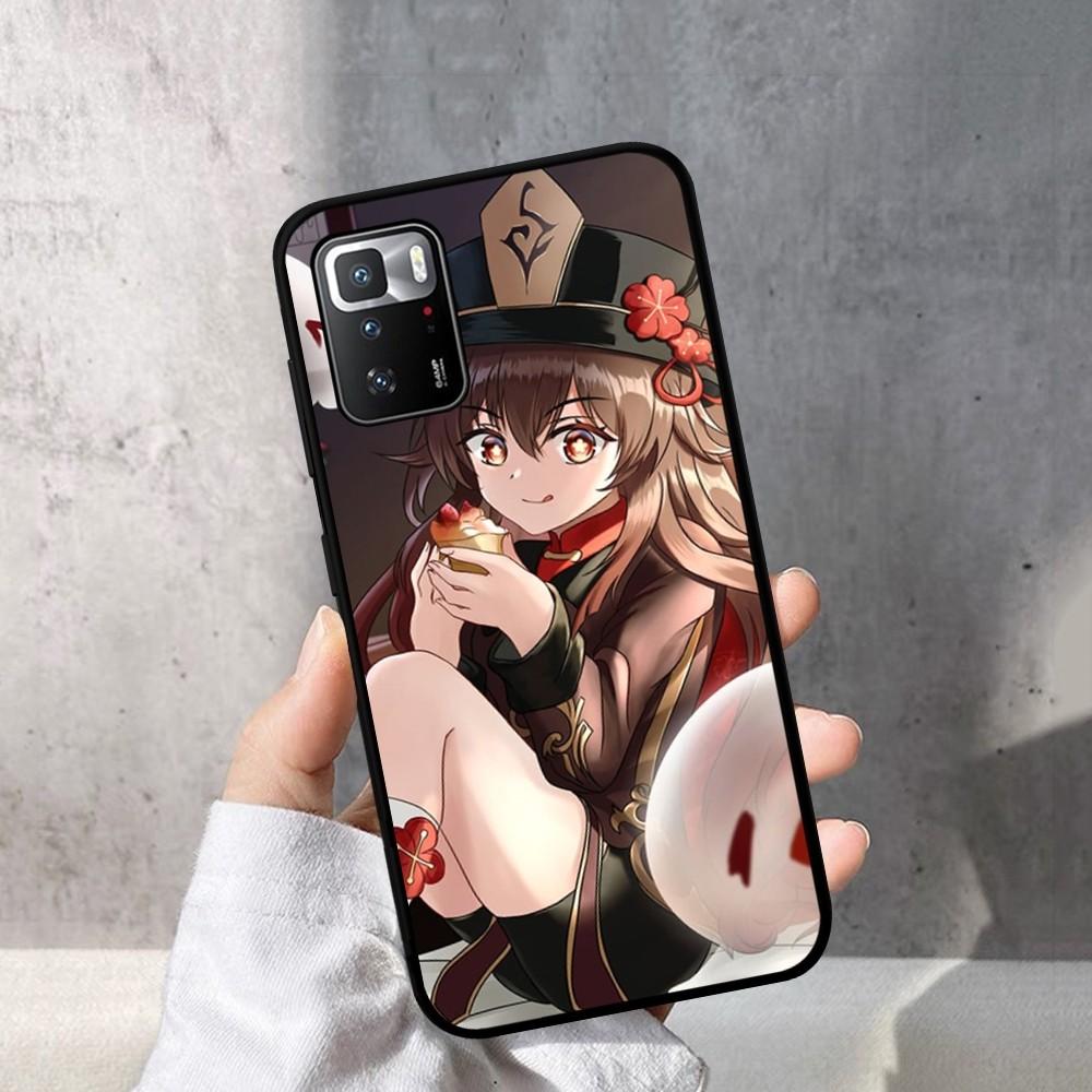Genshin Impact Hu Tao Phone Case For Redmi Note 4 X 5 A 6 7 8 T 9 9S 10 11 11S 11Epro Poco M3 Pro