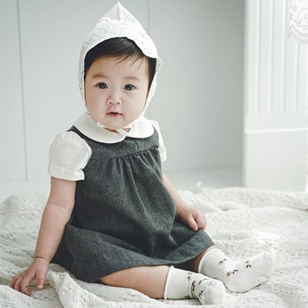 Hi Baby Club Infant Flower Doldol Socks 4-piece Set, Korean Baby Products