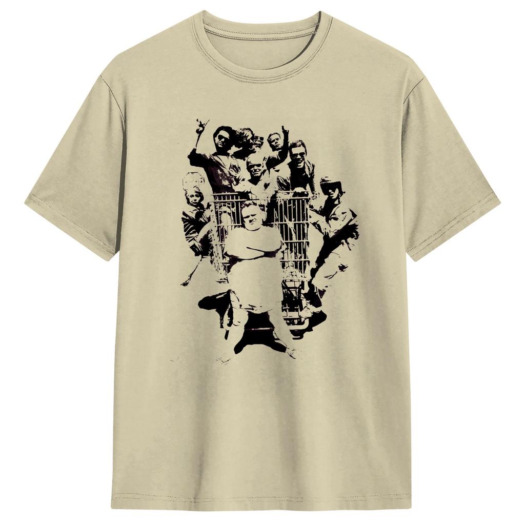 Brain Art Jjackassss Show T Shirt Unisexs Pure Cotton Novelty Tshirt Round Neck Tees Short Sleeve Clothing Gift