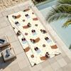 Cartoon cute Dachshund Towel Drying Bath Towel Applicable To Light Swimming Camping Yoga Beach Out